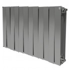Радиатор биметаллический секционный Royal Thermo PianoForte Silver Satin 500 - 12 секции (RTPFSS50012)